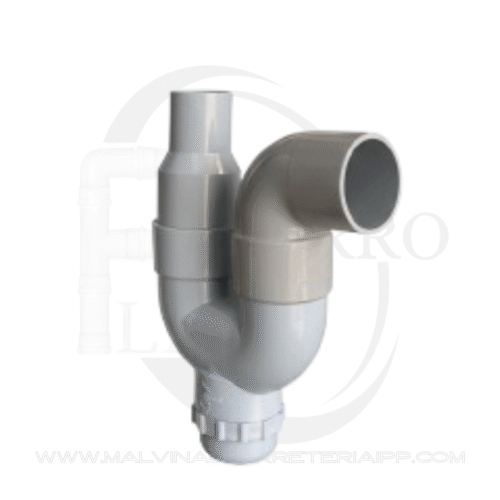 TRAMPA CON REGISTRO Y S/DESAGUE