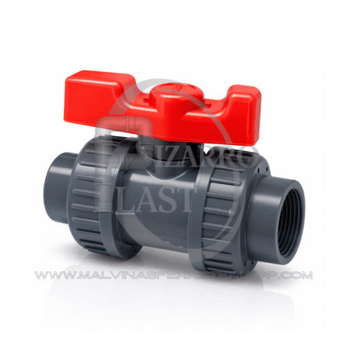 LLAVE CON DOBLE UNION UNIVERSAL ROSCADO PVC SCH40 - ERA
