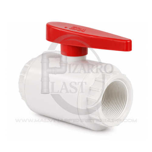 LLAVE ESFERICA TIPO SK BLANCO ROSCADO PVC – ERA