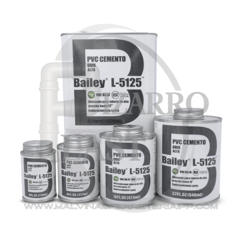 90 (5) PEGAMENTO BAILEY GRIS ALTA