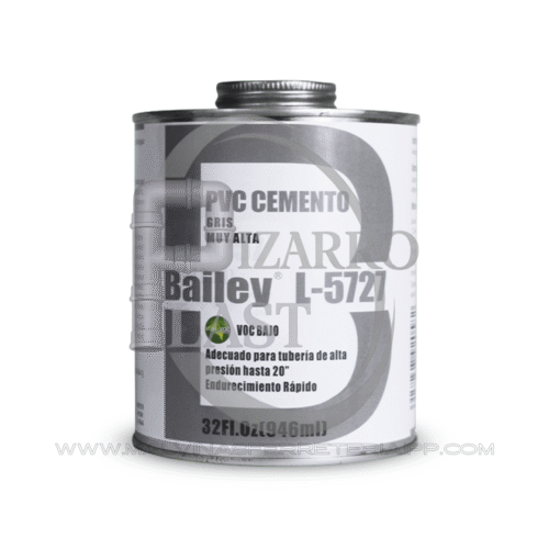 PEGAMENTO P/TUBO BAILEY GRIS MUY ALTA