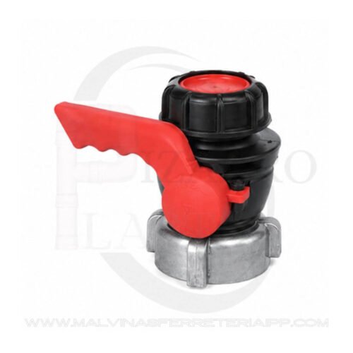 VALVULA PARA TANQUE IBC-MANIJA ROJA